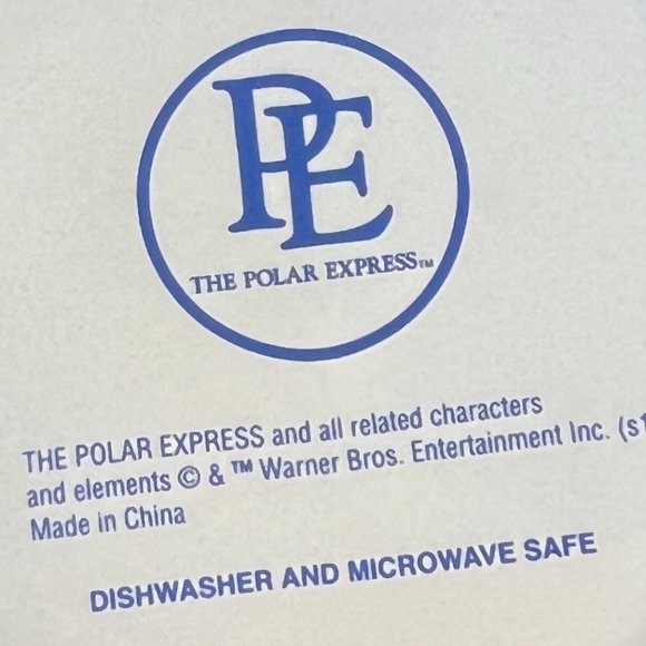 The Polar Express Ceramic Christmas Mug 3D Embossed Train BELIEVE Warner Bros. - Picture 8 of 10